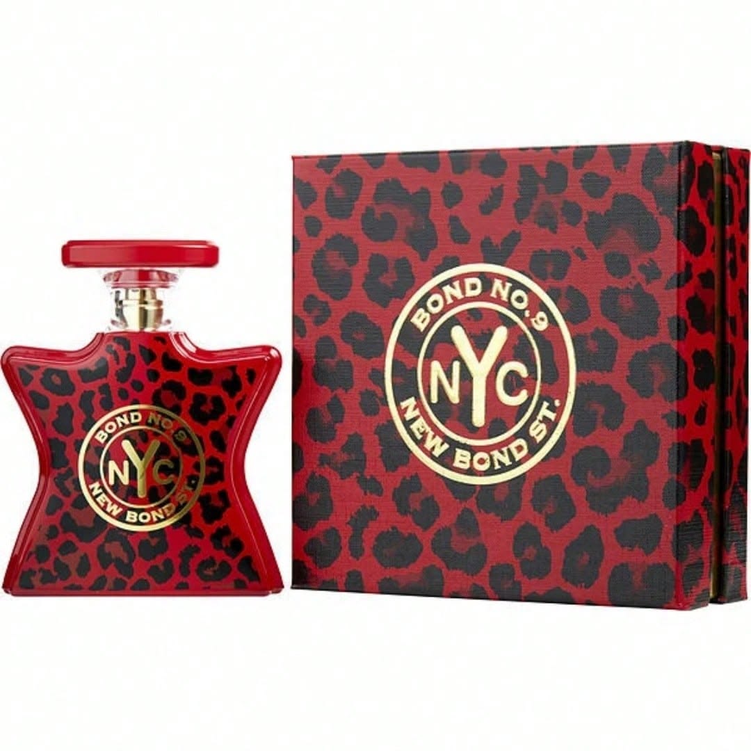 Bond No. 9 New Bond Street Eau de Parfum 3.3 oz star-shaped bottle, long lasting luxury unisex fragrance