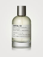 Le Labo Santal 33 3.4 oz eau de parfum bottle with white label front view