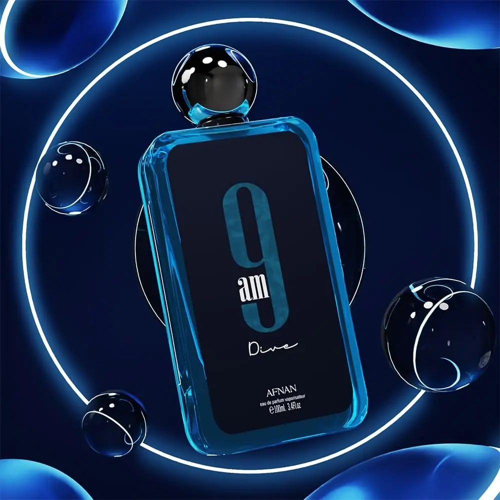 Afnan 9 PM EDP for Men 3.4 oz – Sweet Spicy Amber Cologne New in Box HorizonHub Store