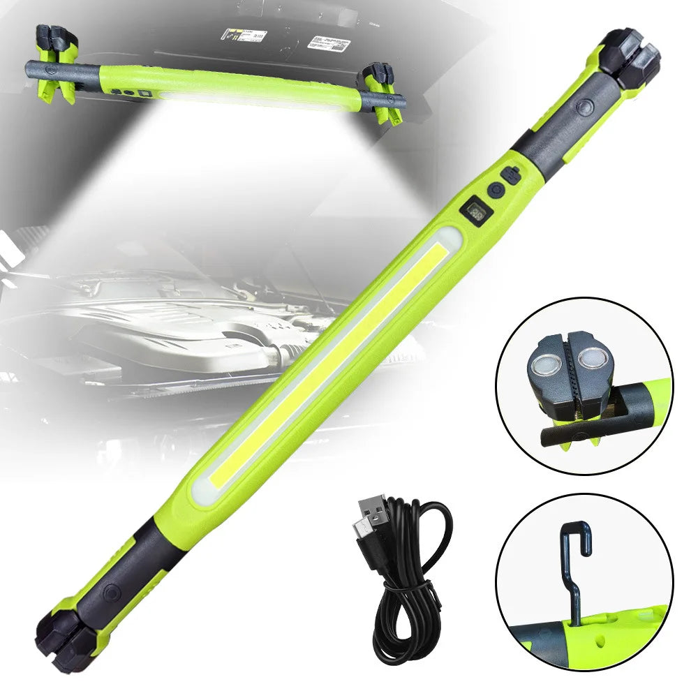 Rechargeable LED Work Light 1200LM, Magnetic Mechanic Torch Alsonic UK