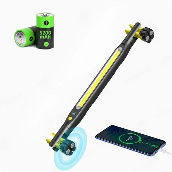 Rechargeable LED Work Light 1200LM, Magnetic Mechanic Torch Alsonic UK
