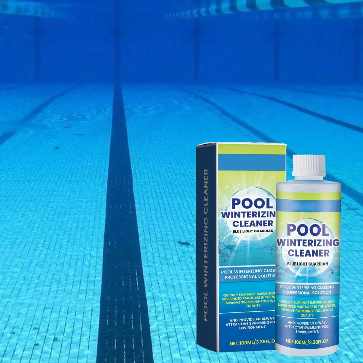 Pool Water Clarifier – 100ml Pool Cleaner Alsonic UK