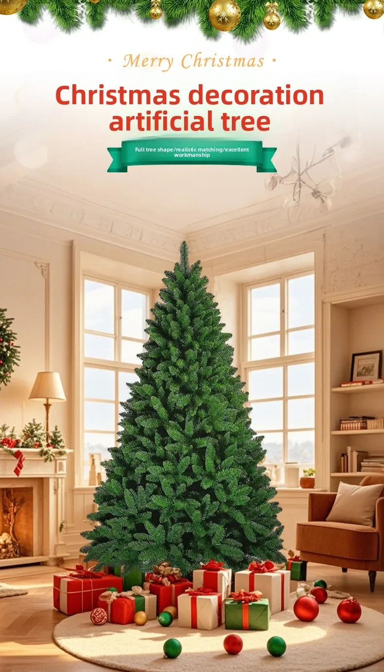 Luxury Dense PVC Artificial Christmas Tree – Green Alsonic UK
