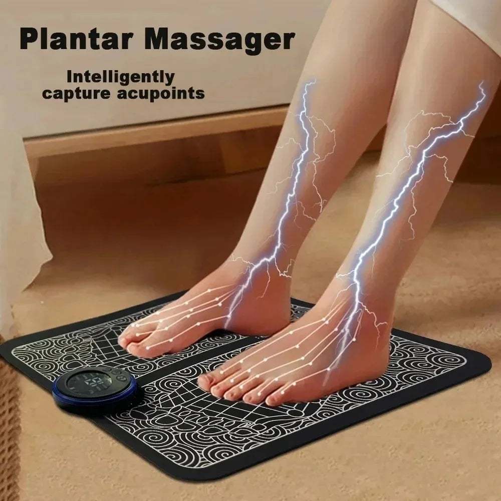 USB Rechargeable Electric Foot Massager Pad for Home Use Alsonic UK