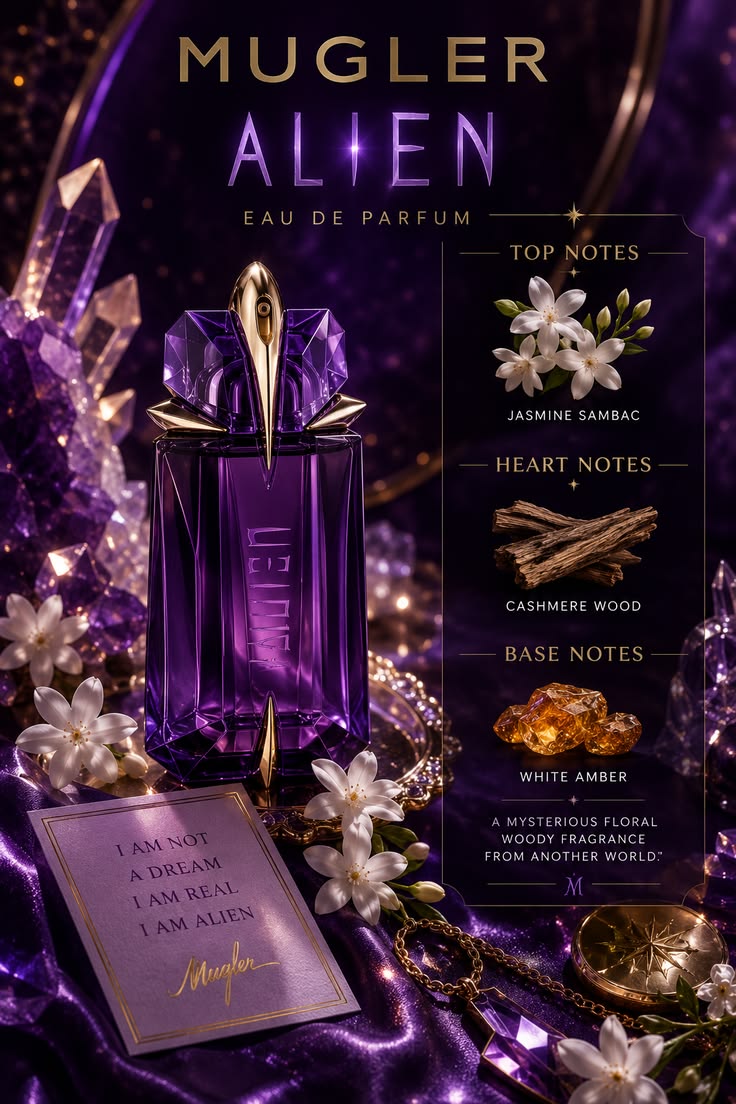 Alien by Thierry Mugler EDP 3 oz - Women's Eau de Parfum Spray, Long Lasting Amber Floral Fragrance