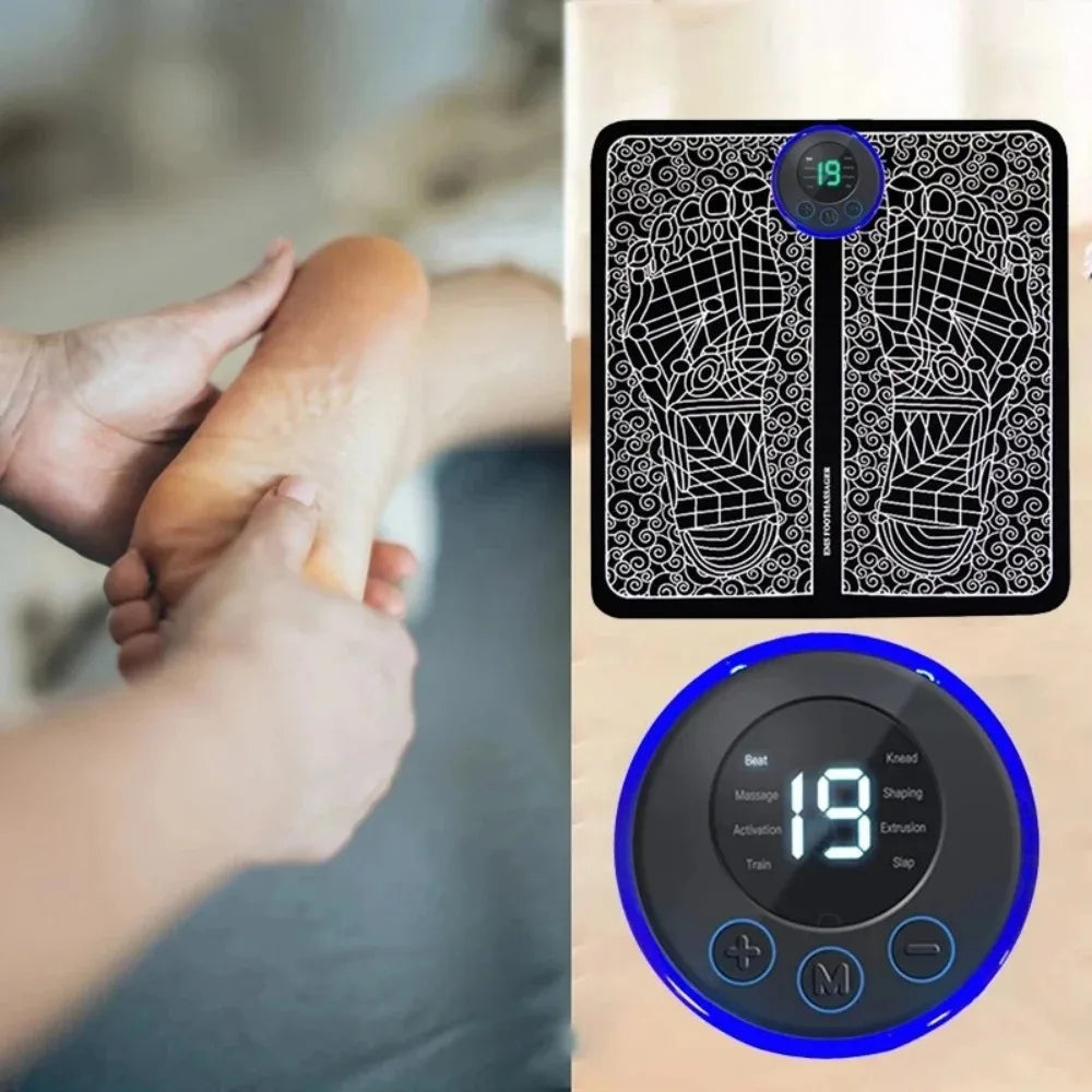USB Rechargeable Electric Foot Massager Pad for Home Use Alsonic UK