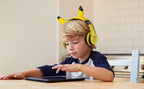Pokémon Pikachu Bluetooth Headphones for Kids – Wireless Over-Ear with Mic