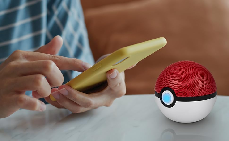Pokémon Poké Ball Bluetooth Speaker – Portable Rechargeable Wireless Speaker