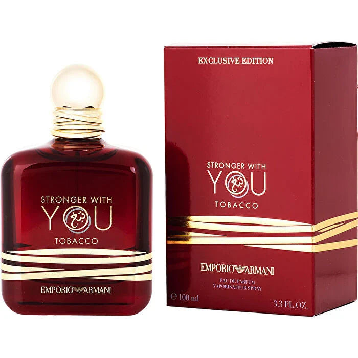 Emporio Armani Stronger With You Tobacco Eau de Parfum 100ml bottle for men
