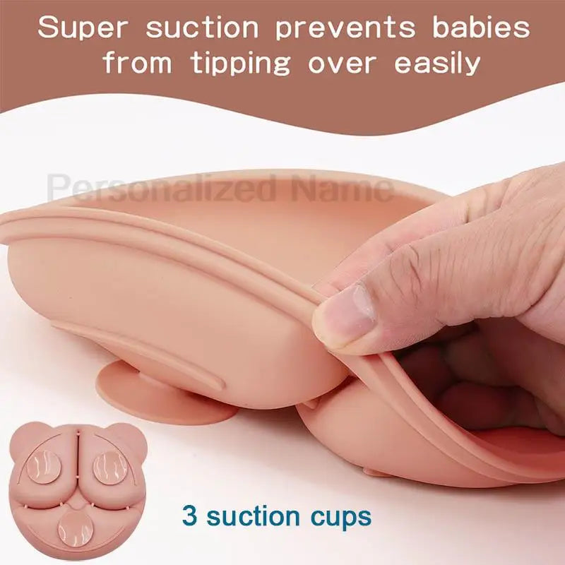 Personalized Baby Silicone Feeding Set – 6 Pcs Alsonic UK
