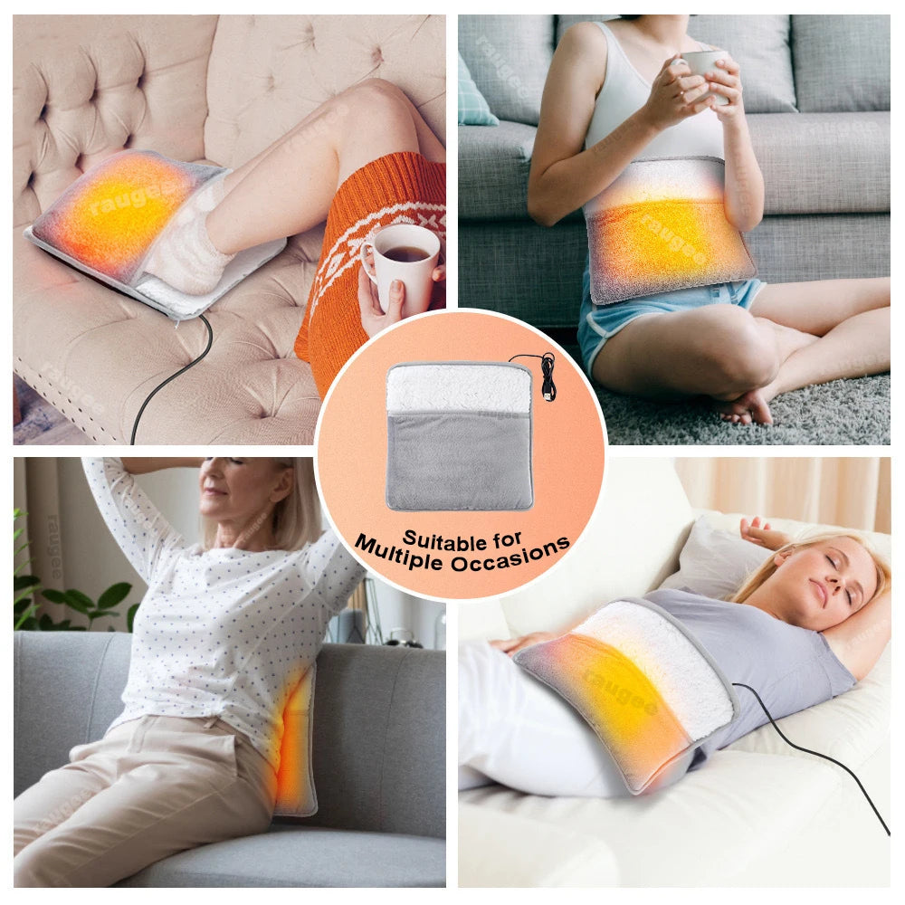 USB Electric Foot Warmer – Soft Plush Heated Foot Heating Pad for Home & Office Stylish Shop