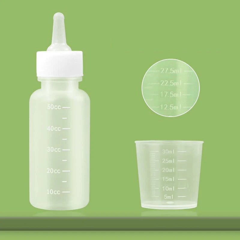 Pet Nursing Bottle Kit for Kittens, Puppies & Small Animals – Newborn Feeding Bottle with Nipples Alsonic UK