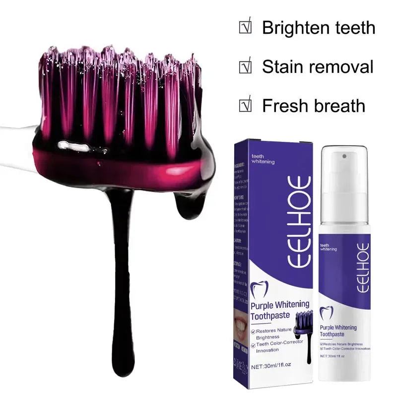 Purple Whitening Toothpaste – 30ml Pump Alsonic UK