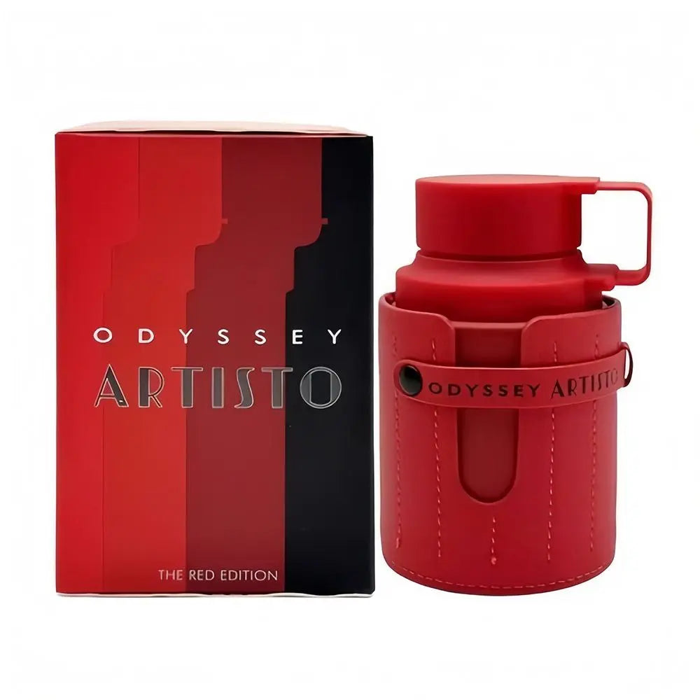 Armaf Odyssey Aristo Red Edition EDP 3.4 oz – Men's Woody Spicy Cologne HorizonHub Store