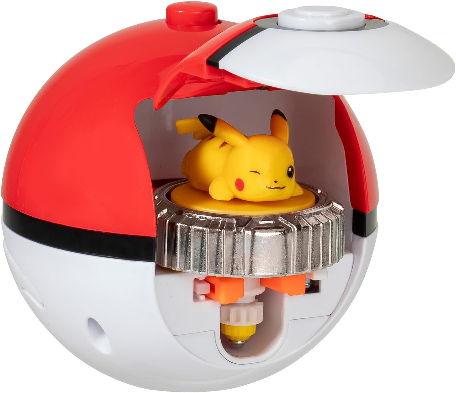 Pokémon Battle Spinner Arena Set – Pikachu & Mew Spinners with Launchers