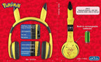 Pokémon Pikachu Bluetooth Headphones for Kids – Wireless Over-Ear with Mic