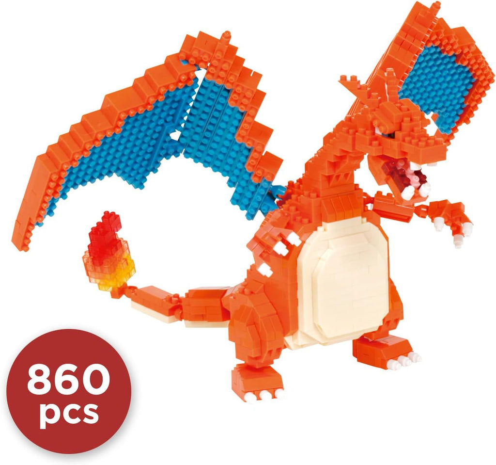 Nanoblock Pokémon Charizard Deluxe Edition – 770 Piece Building Model Kit