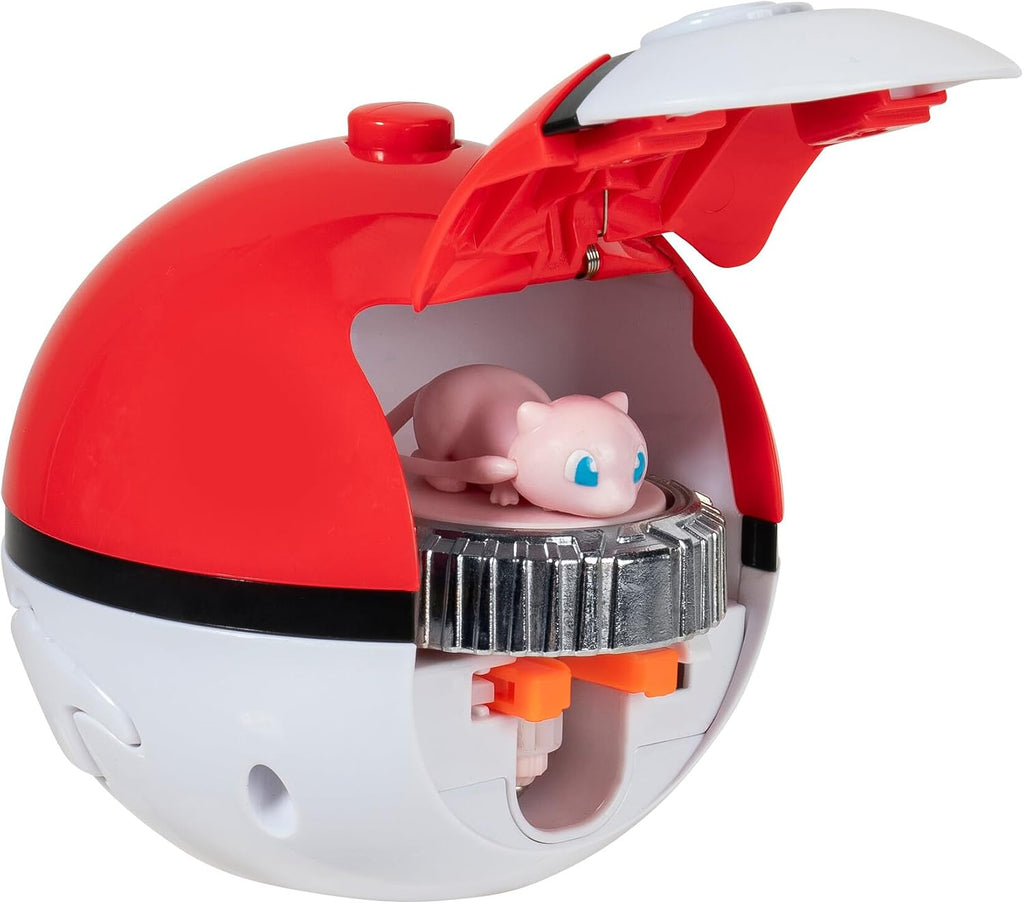 Pokémon Battle Spinner Arena Set – Pikachu & Mew Spinners with Launchers