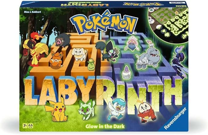 Pokémon Labyrinth Board Game – Ravensburger Shifting Maze Family Game