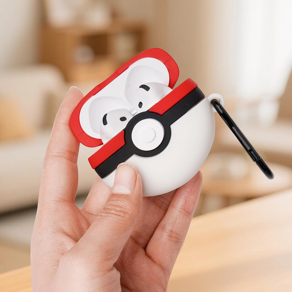 AirPods 4 Case Cover – 3D Cartoon Silicone Protective Case with Keychain