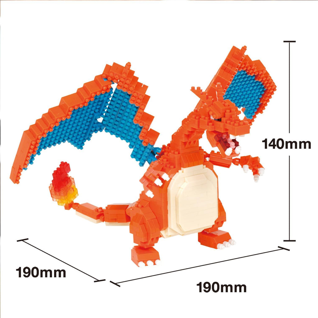 Nanoblock Pokémon Charizard Deluxe Edition – 770 Piece Building Model Kit