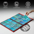 360 Pocket Card Binder – 9-Pocket Side-Loading TCG & Sports Card Album