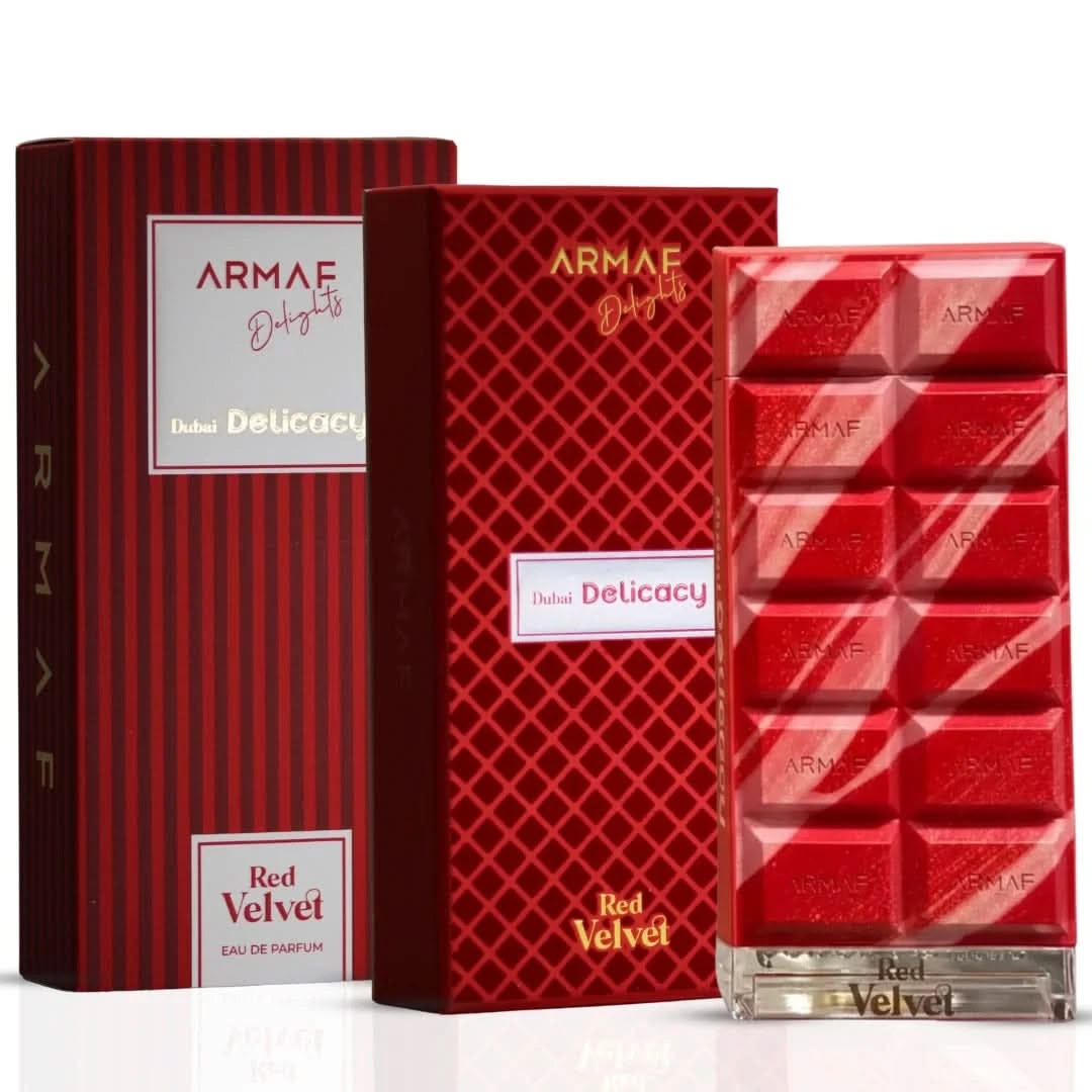 Armaf Delights Dubai Delicacy Red Velvet Eau de Parfum 70ml bottle