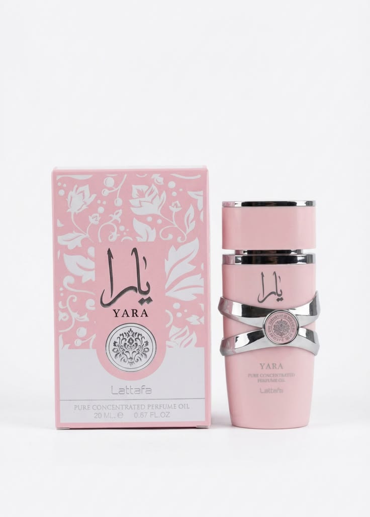 Lattafa Yara pink Eau de Parfum spray bottle 3.4 oz 100ml for women