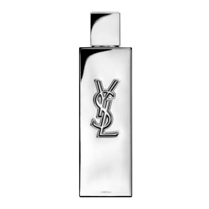 Yves Saint Laurent MYSLF L'Absolu Parfum 100ml mirrored silver bottle for men