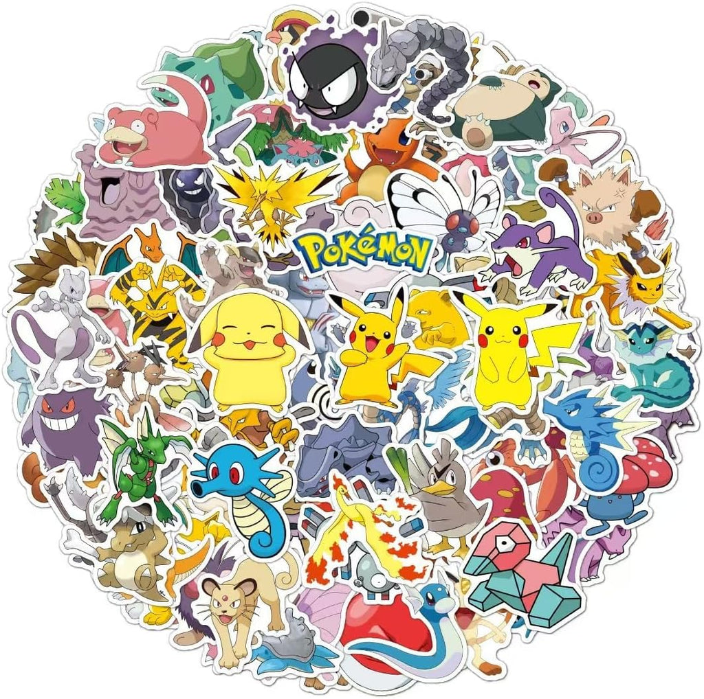 100-pack cute cartoon waterproof vinyl stickers for laptops water bottles and notebooks