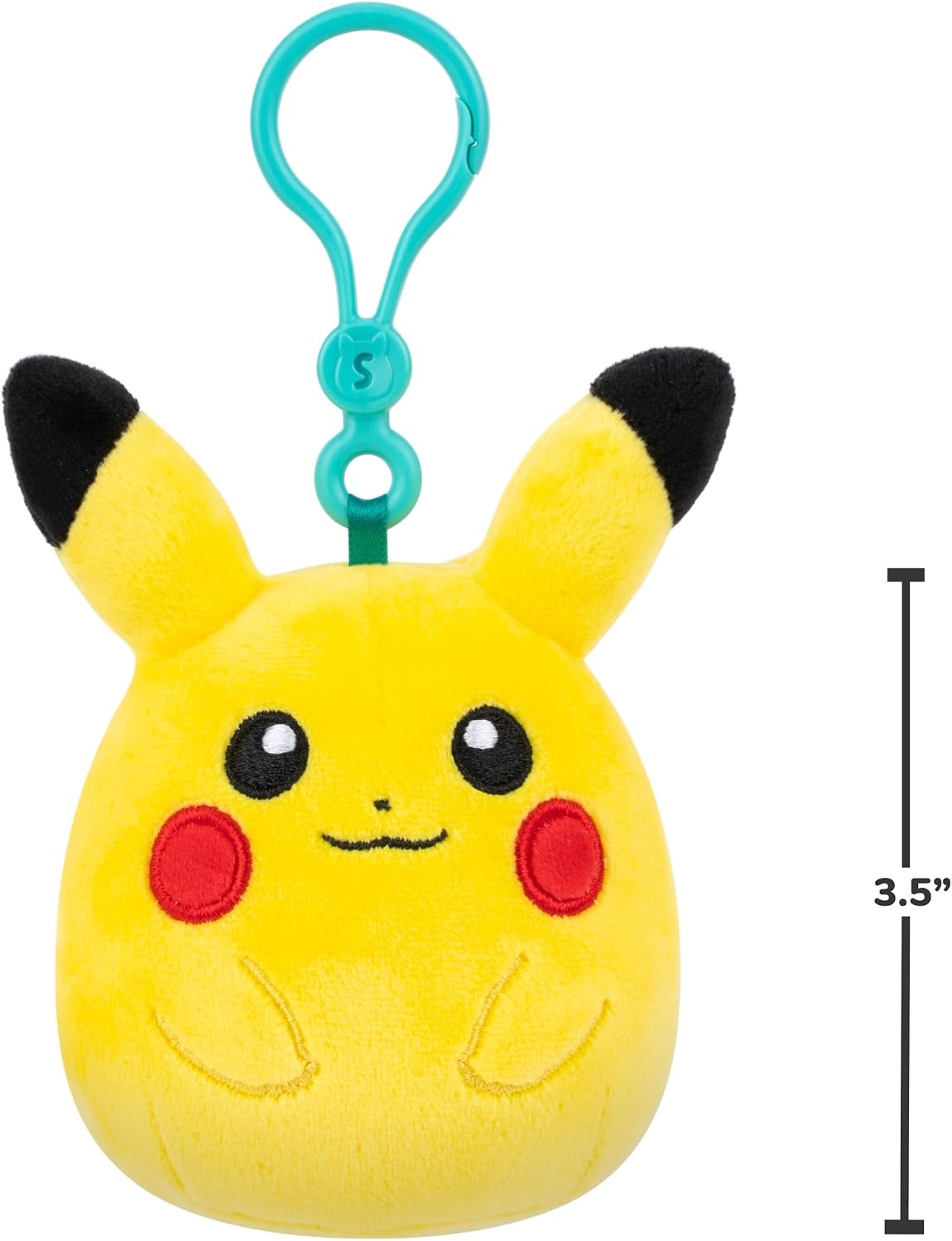 Pokémon Squishmallows Teddiursa Plush Clip – Soft Collectible Clip-On Toy