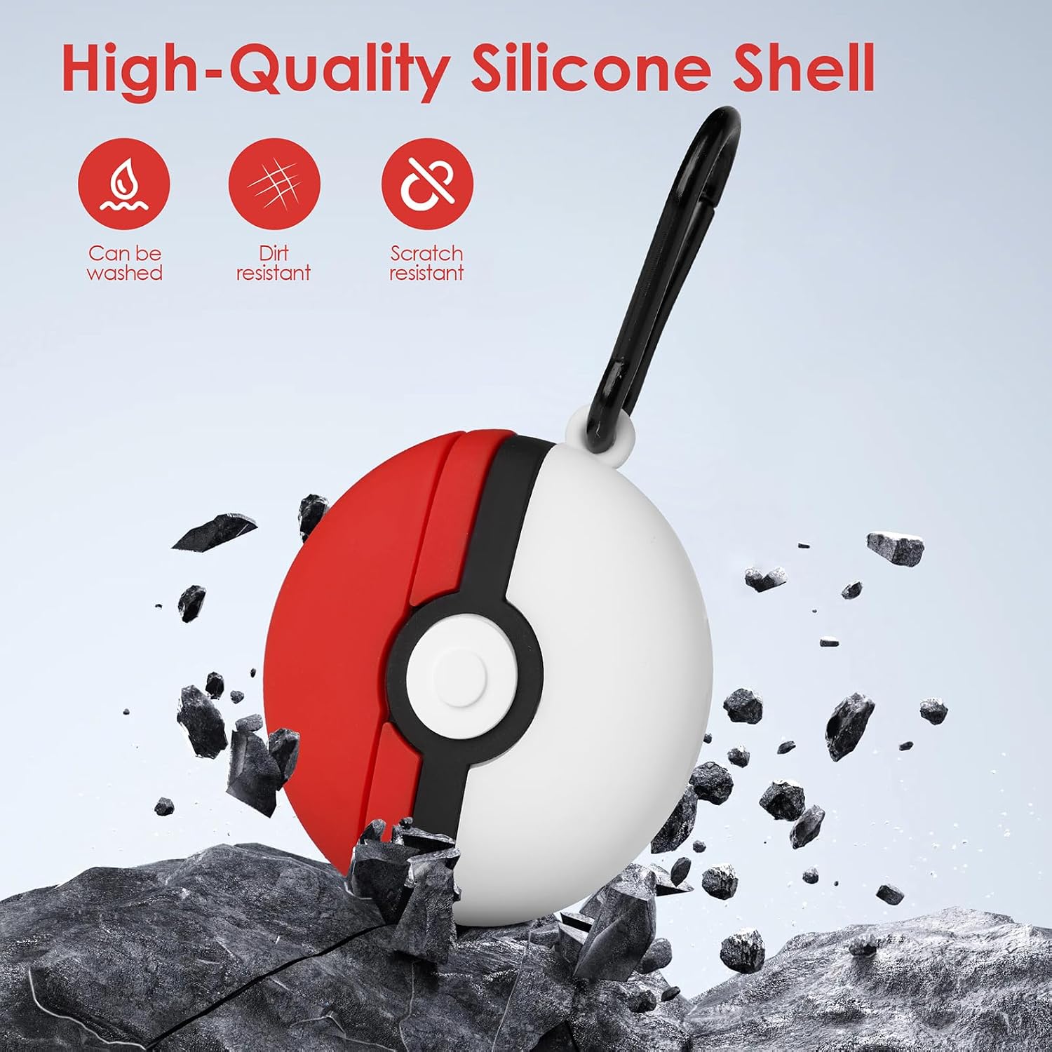 AirPods 4 Case Cover – 3D Cartoon Silicone Protective Case with Keychain