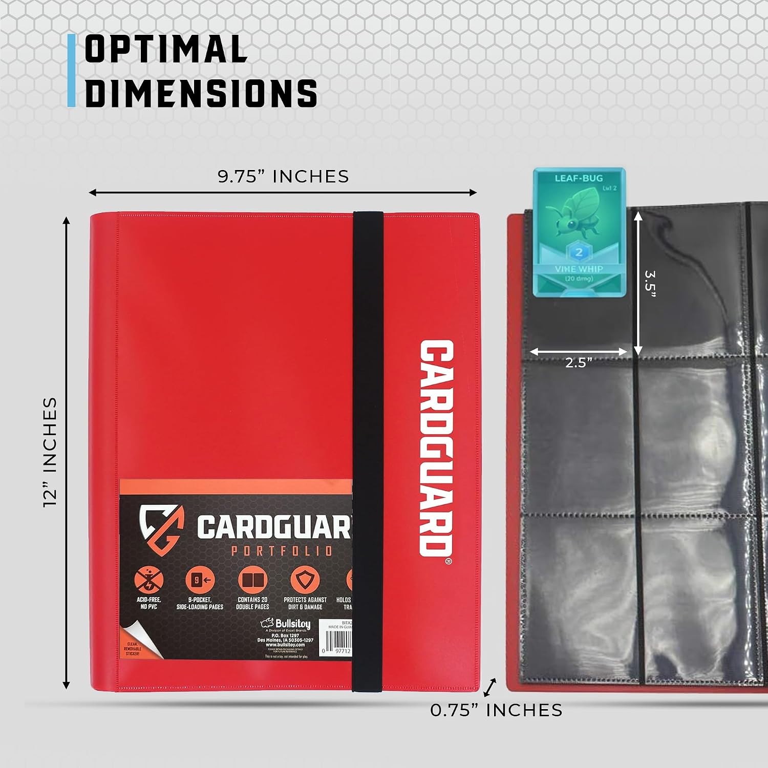 360 Pocket Card Binder – 9-Pocket Side-Loading TCG & Sports Card Album