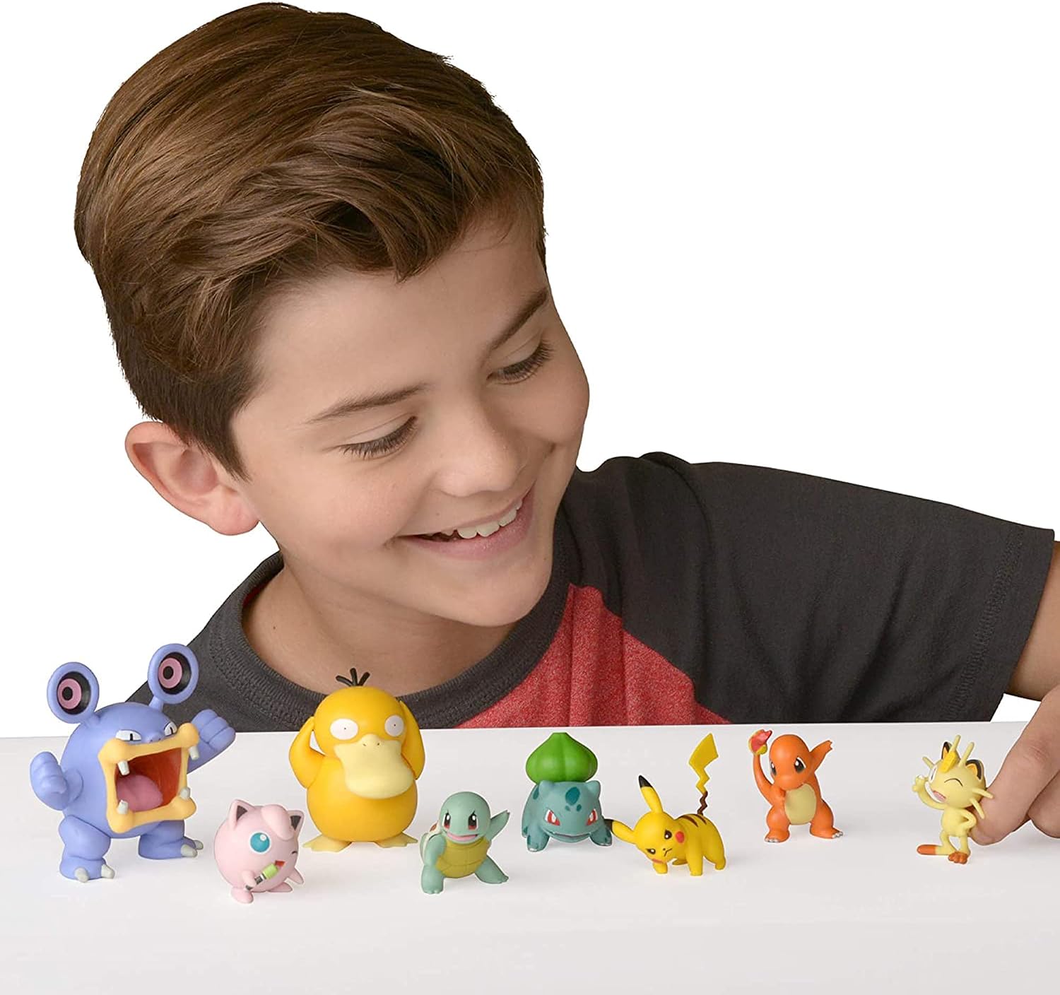 Pokémon Battle Figure 8-Pack – Kanto Collectible Figures Set with Pikachu
