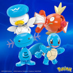 MEGA Pokémon Water-Type Building Set – 4 Buildable Poseable Figures with Poké Balls