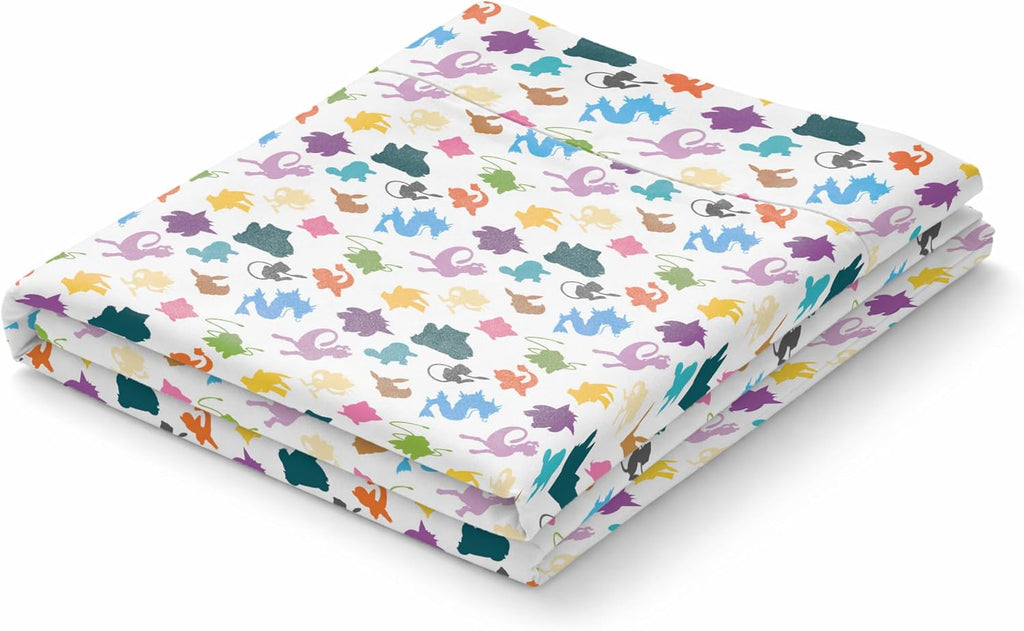 Pokémon Twin Bedding Set 4-Piece – Comforter, Sheets & Pillowcase for Kids