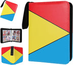 Trading Card Binder 400 Cards – Zippered Card Holder for Game & Sports Cards