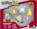 Pokémon battle figure 6-pack with 2-inch collectible figures of different types