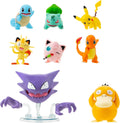 Pokémon battle figure 8-pack with Pikachu and Kanto collectible figures in two sizes