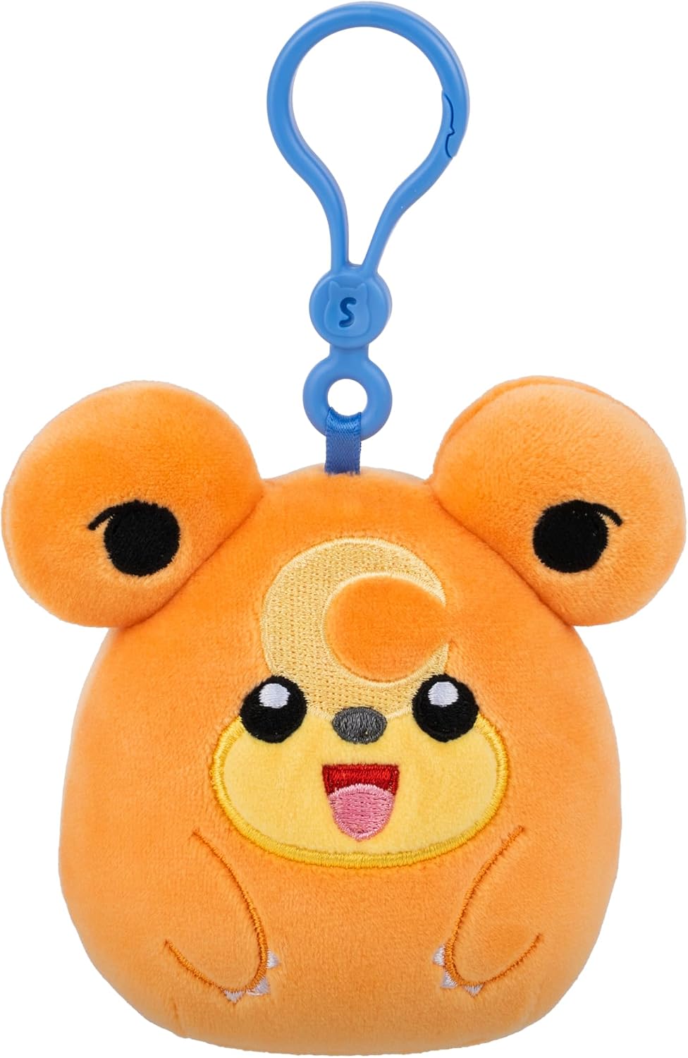 Pokémon Squishmallows Teddiursa soft plush clip-on toy