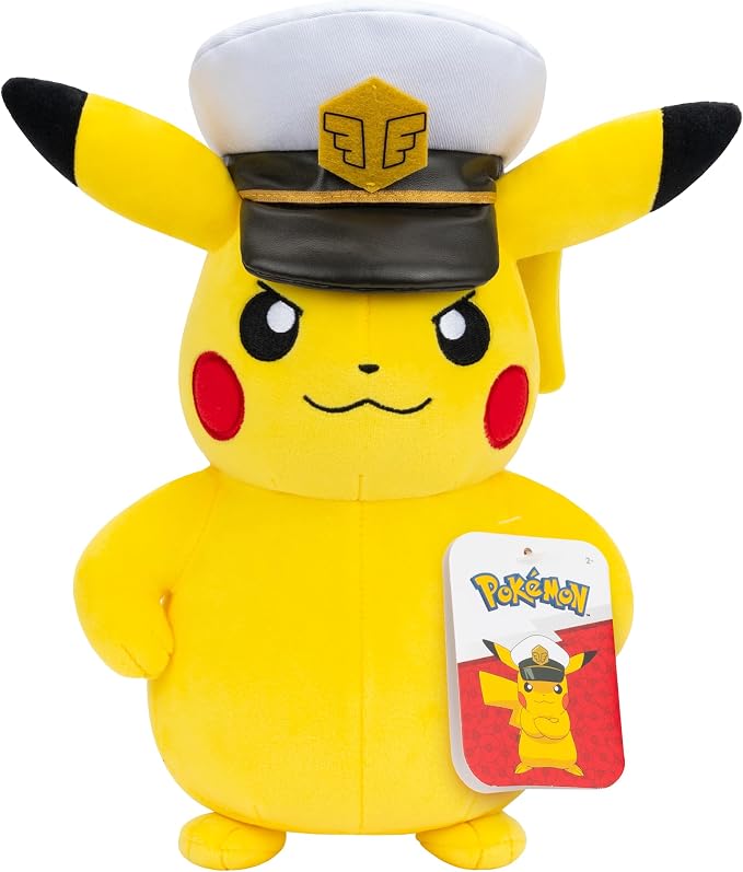 Pokémon Pikachu Plush 8-Inch – Soft Cuddly Collectible Stuffed Toy