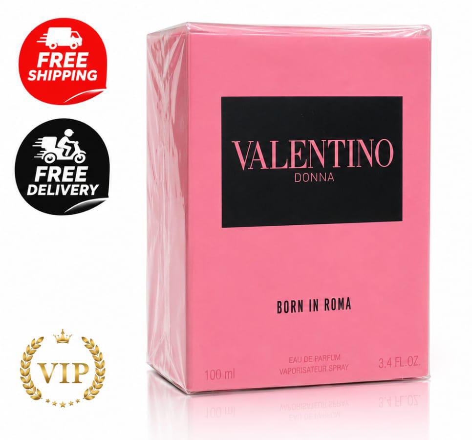 Valentino Donna Born In Roma Eau de Parfum Spray for Women 3.4 oz / 100ml – New in Box
