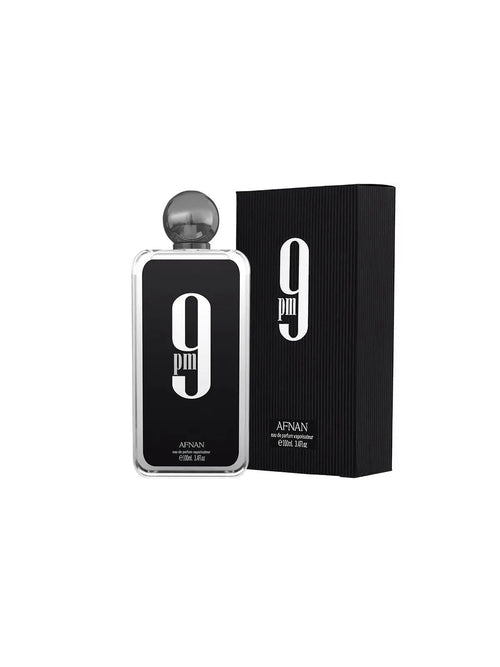 Afnan 9 PM EDP for Men 3.4 oz – Sweet Spicy Amber Cologne New in Box HorizonHub Store