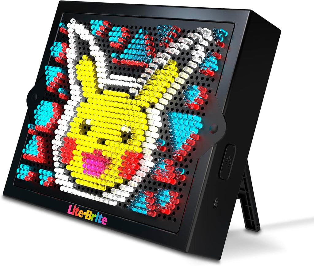 Pokémon Light-Up Peg Art Set – HD LED Grid Craft Kit with 1,000 Mini Pegs