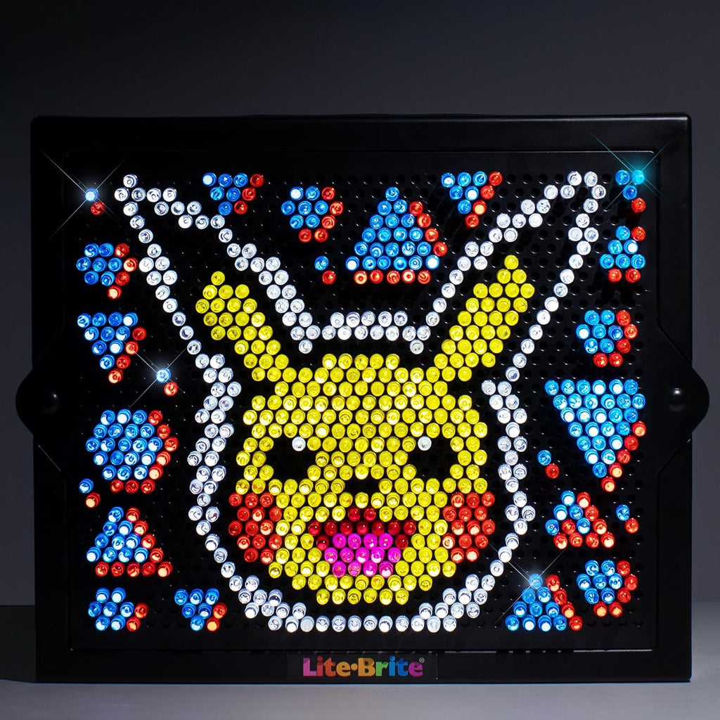 Pokémon Light-Up Peg Art Set – HD LED Grid Craft Kit with 1,000 Mini Pegs