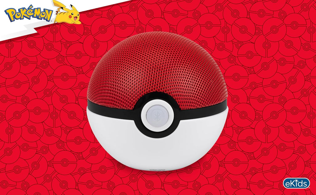 Pokémon Poké Ball Bluetooth Speaker – Portable Rechargeable Wireless Speaker