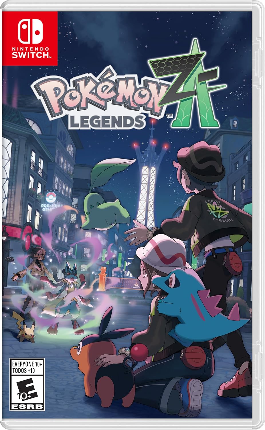 Pokémon Legends Z-A Nintendo Switch game case cover