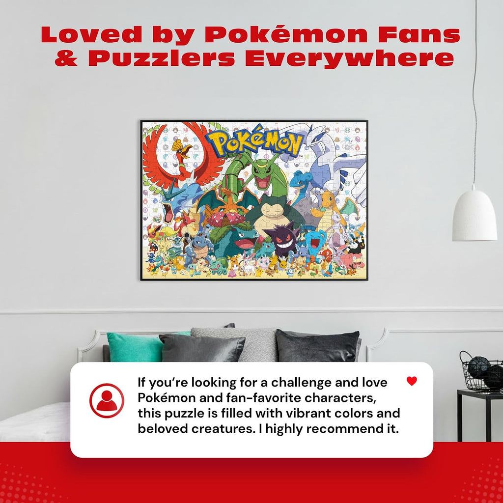 Pokémon Puzzle 300 Piece – Buffalo Games Character Collage Jigsaw Puzzle