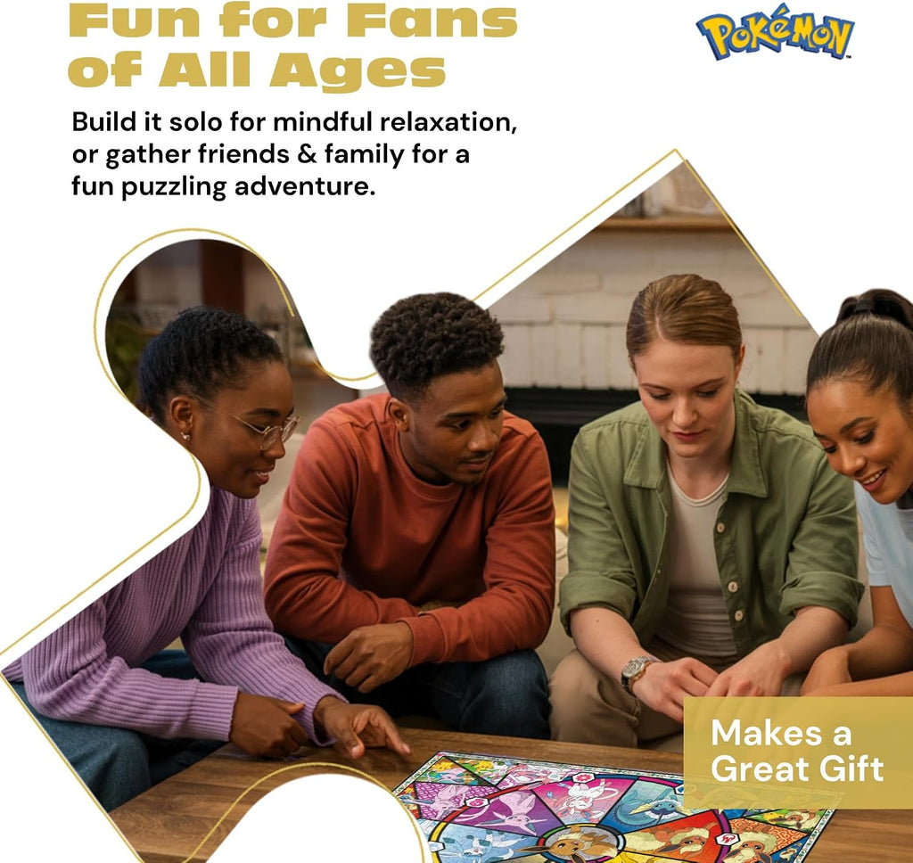 Pokémon Eevee Evolutions Puzzle 500 Piece – Buffalo Games Jigsaw Puzzle