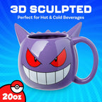 Pokémon Gengar 3D Sculpted Mug – 20 oz Ceramic Collectible Coffee Mug